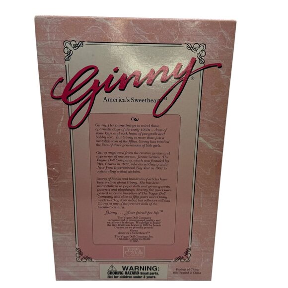 Vtg Vogue GINNY Doll 1995 Dress Me African American 4DM03 NIB 8" Lingerie Stand - Picture 6 of 6